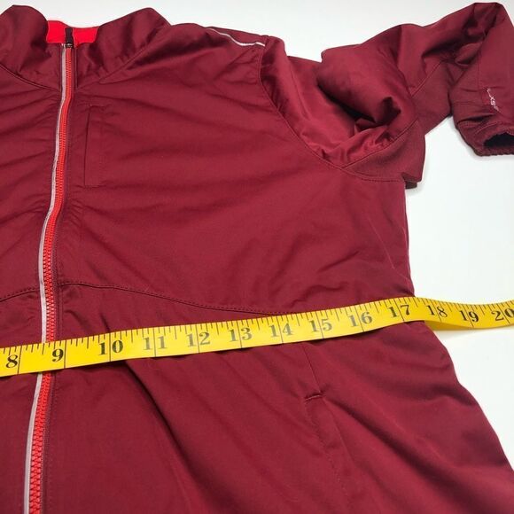Saucony Women’s Red Run Shield Front Zip Long Sleeve Thumb Hole Jacket Size L - Picture 9 of 12